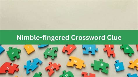 fingered crossword